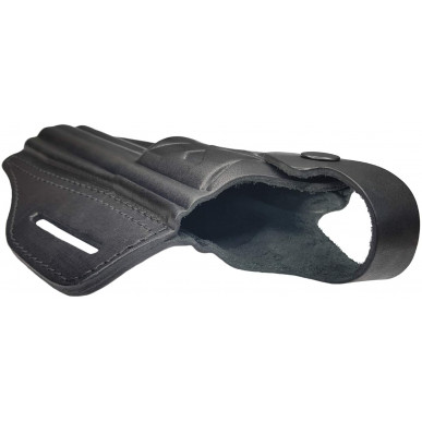 R3 Leder Revolver Holster für COLT PYTHON 2,5 Zoll Lauf schwarz VlaMiTex