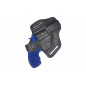 R1 Leder Revolver Holster für Taurus 856 schwarz VlaMiTex