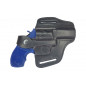 R1 Leder Revolver Holster für Taurus 856 schwarz VlaMiTex
