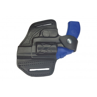 R1 kožené pouzdro na revolver pro Taurus 85 černé VlaMiTex