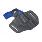 R1 Leather Revolver Holster for Smith & Wesson 442 Black VlaMiTex
