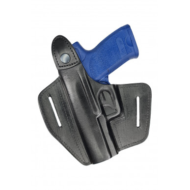 B8 Fondina in Pelle per Heckler e Koch P8 (USP) nero VlaMiTex