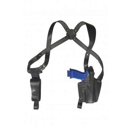 S24 נרתיק כתף מעור עבור Sig Sauer P226 X-Five נרתיק שחור VlaMiTex