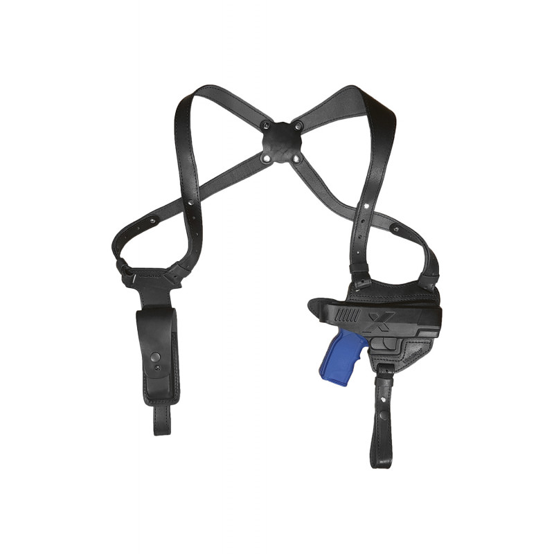 S17 Leather Shoulder Holster for Steyr A1-S Holster Black VlaMiTex