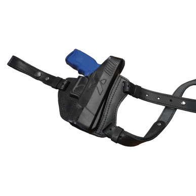 S17 Funda de Hombro de Cuero para Steyr A1-M Negra VlaMiTex