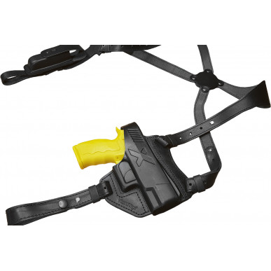 S17 Holster d'épaule en cuir pour Sphinx SDP Compact Noir VlaMiTex