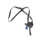 S6 Leather Shoulder Holster for Walther P22Q Black VlaMiTex