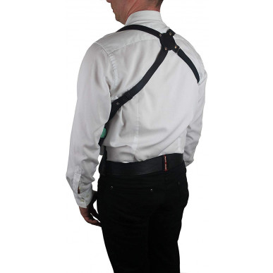 S6 Leder Schulterholster für Walther P22Q schwarz VlaMiTex