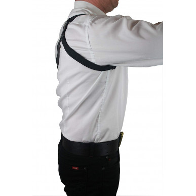 S6 Leather Shoulder Holster for Walther P22 Black VlaMiTex