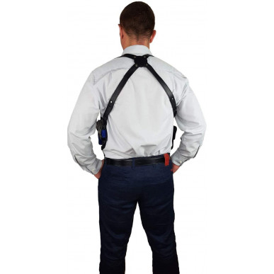 S5 Leder Schulterholster für Walther P99 schwarz VlaMiTex