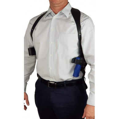 S5 Holster d'épaule en cuir pour Canik TP9 noir VlaMiTex