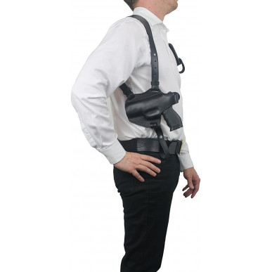 S1Li Funda de Hombro de Cuero para Walther P99 para Zurdos VlaMiTex