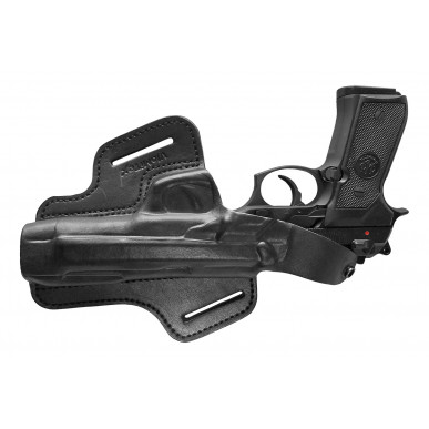 B7 Leather Holster for Beretta 92S Black VlaMiTex