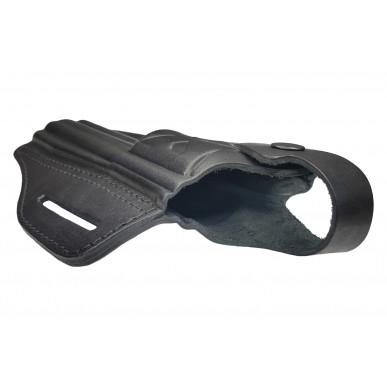 R4 Leder Revolver Holster für ZORAKI R1 4 Zoll Lauf schwarz VlaMiTex