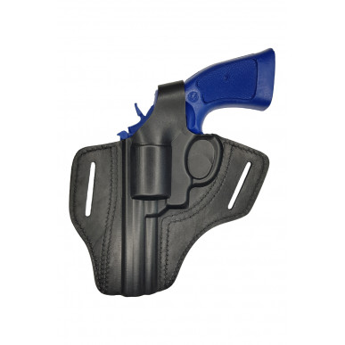 R4 Leder Revolver Holster für RUGER GP100 4 Zoll Lauf schwarz VlaMiTex