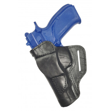 U3 Leather Belt Holster for CZ 75 B Quick Draw Holster Black VlaMiTex