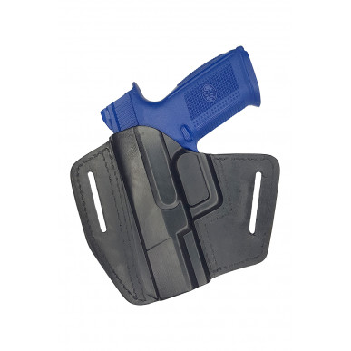 U5 Leather Quick Draw Holster for FN FNS-40 Black VlaMiTex