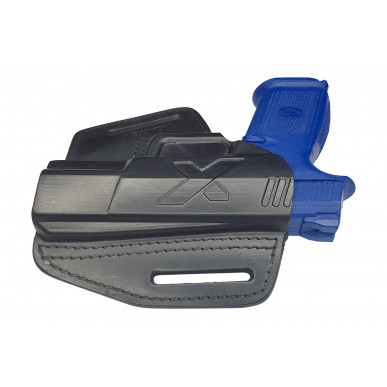 U5 נרתיק עור מהיר לשליפה עבור FN FNS-9 שחור VlaMiTex