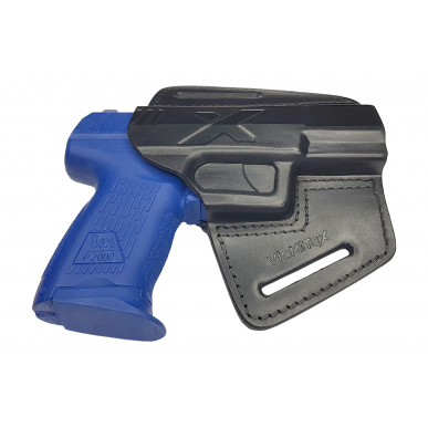 U5 Leder Schnellziehholster für HK P2000 schwarz VlaMiTex