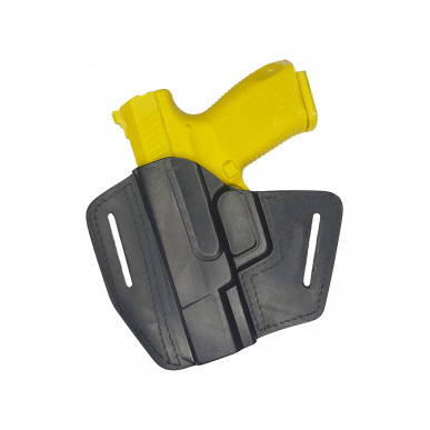 U5 Holster en cuir à dégainement rapide pour Canik TP9 canon 4 pouces noir VlaMiTex