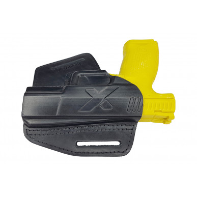 U5 Holster en cuir à dégainement rapide pour CZ P10 Compact noir VlaMiTex