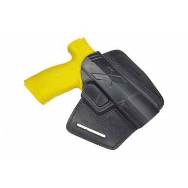 U5 Leather Quick Draw Holster for CZ P10 Compact Black VlaMiTex