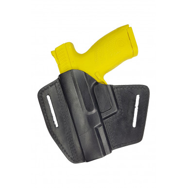 U5 Holster en cuir à dégainement rapide pour CZ P10 Compact noir VlaMiTex
