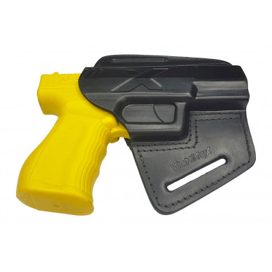 Funda de cuero de extracción rápida U5 para FMK 9C1 negra VlaMiTex