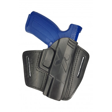 U5 Leather Quick Draw Holster for Caracal EF Black VlaMiTex
