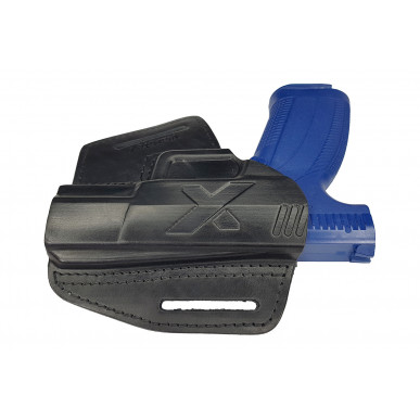 U5 Fondina in Pelle Estrazione Rapida per Caracal EF Nero VlaMiTex