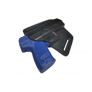 U5 चमड़े का त्वरित खींचने वाला होल्स्टर HK USP compact P10 काले रंग का VlaMiTex