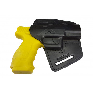 U5 Holster en cuir à dégainement rapide pour ICS Sarsilmaz SAR 9 noir VlaMiTex