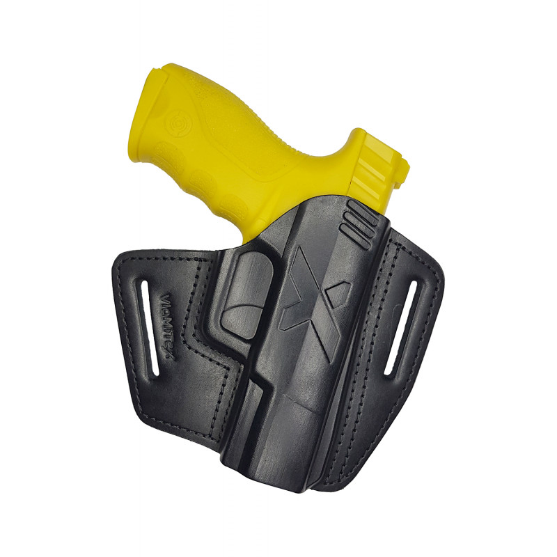 U5 Holster en cuir à dégainage rapide pour Stoeger STR9 noir VlaMiTex