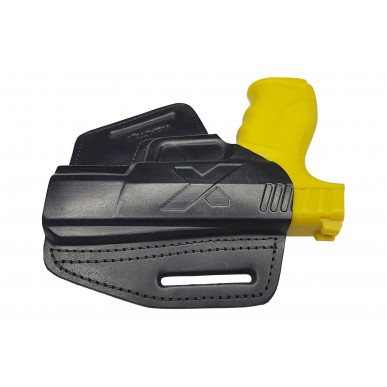 U5 レザー スピードドローホルスター Stoeger STR9 用 黒 VlaMiTex