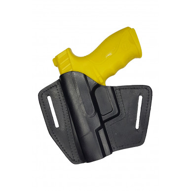 U5 レザー スピードドローホルスター Stoeger STR9 用 黒 VlaMiTex