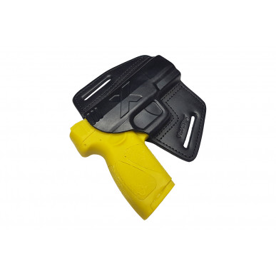 U5 Funda de cuero de extracción rápida para Taurus G3 negra VlaMiTex