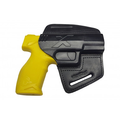U5 Leder Schnellziehholster für Taurus TX22 schwarz VlaMiTex