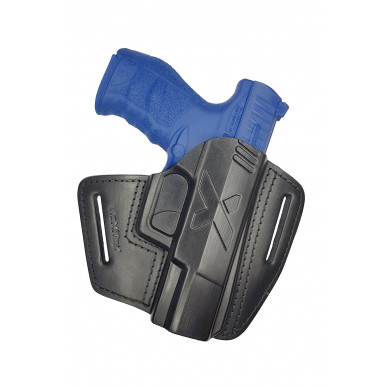 U5 Leather Quick Draw Holster for Walther PPQ Black VlaMiTex