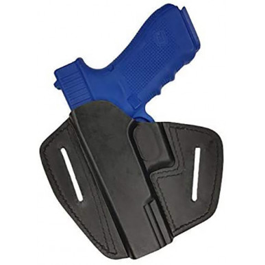 U9 Leder Holster für Glock 17 22 31 37 Schnellziehholster schwarz VlaMiTex