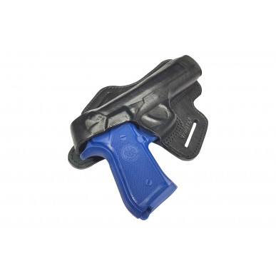B7 Funda de Cuero para Beretta 92 FS negra VlaMiTex