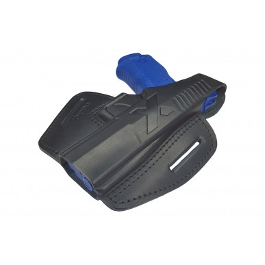 B13 Fondina in Pelle per Steyr A2 L (Full Size) nero VlaMiTex