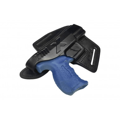 B6 Funda de Cuero para Walther P22Q negra VlaMiTex