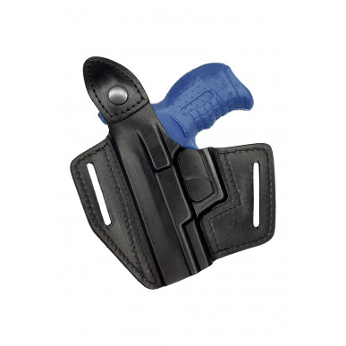 B6 चमड़े की कवर Walther P22Q के लिए काला VlaMiTex