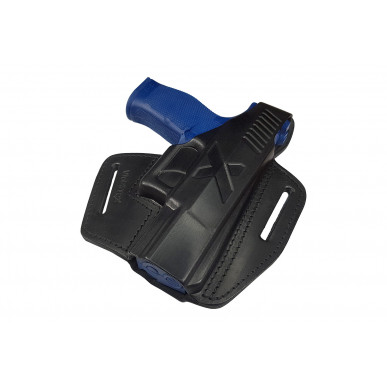 B5 נרתיק עור ל-Walther PDP קנה 4 אינץ' שחור VlaMiTex