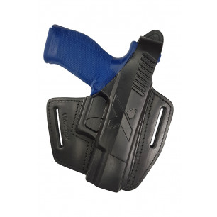 Holster en cuir pour Walther PDP 4 pouces OWB – Droitier avec bouton-pression