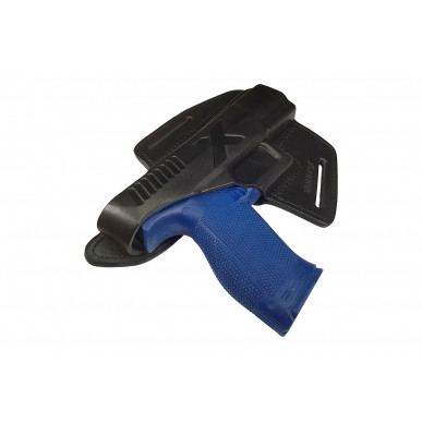 B5 נרתיק עור ל-Walther PDP קנה 4 אינץ' שחור VlaMiTex