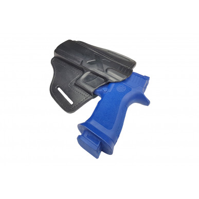 U25Li レザー スピードドローホルスター Sig Sauer P320 X-Five 左利き 用 黒 VlaMiTex