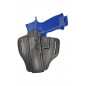 U25Li Holster en cuir à dégainement rapide pour Sig Sauer P320 M17 (taille complète) gaucher noir VlaMiTex