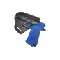 U25Li Leder Schnellziehholster für CZ P-09 Linkshänder schwarz VlaMiTex