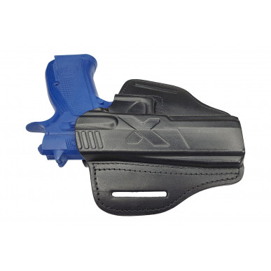 U25Li Holster en cuir à dégainement rapide pour CZ 97B gaucher noir VlaMiTex